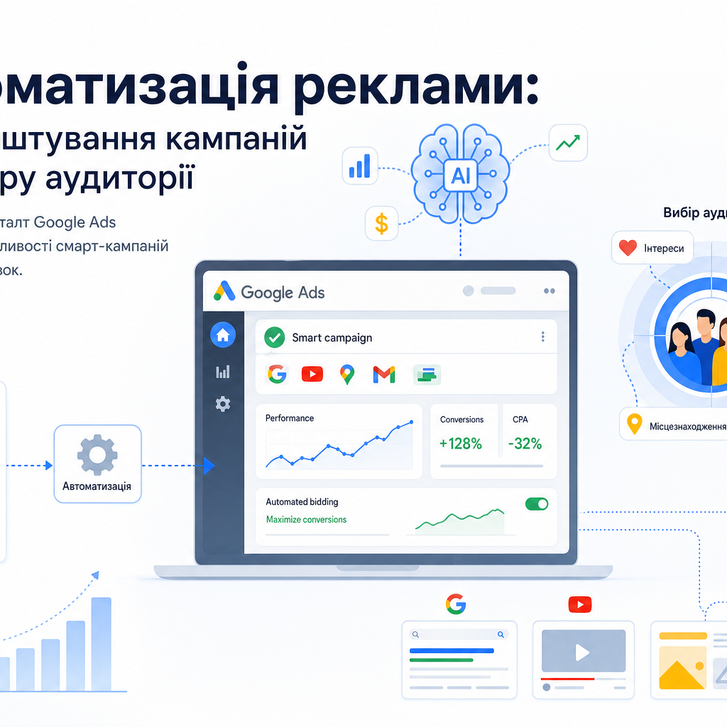 Автоматизація реклами: від налаштування кампаній до вибору аудиторії