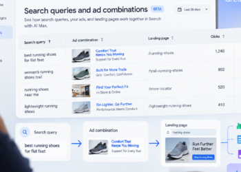 Google Ads додає звіт про пошукові запити та комбінації оголошень для AI Max