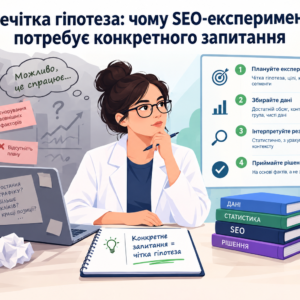 Нечітка гіпотеза: чому SEO-експеримент потребує конкретного запитання