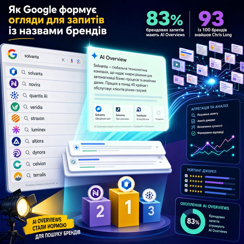 Як Google формує огляди для запитів із назвами брендів