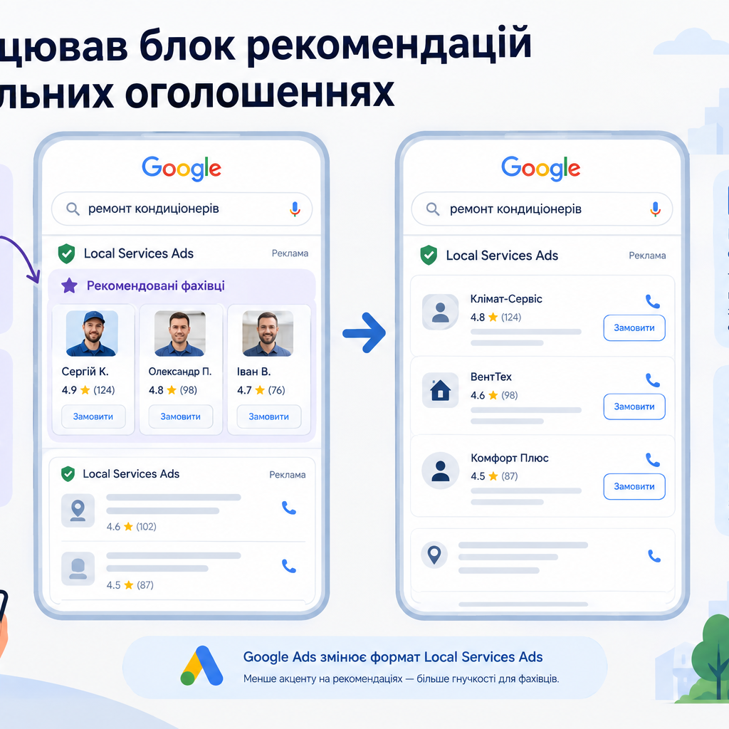 Як працював блок рекомендацій у локальних оголошеннях