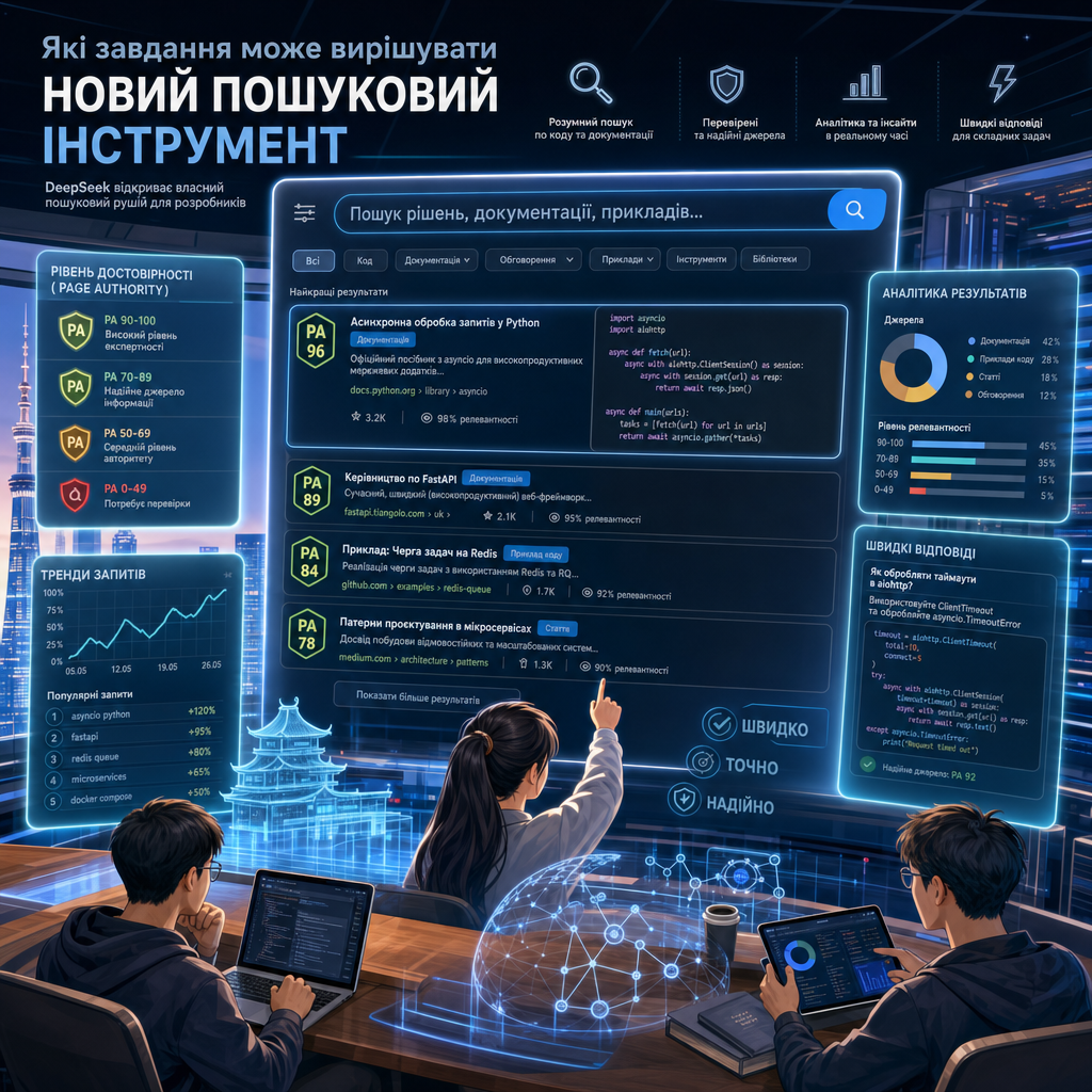 Які завдання може вирішувати новий пошуковий інструмент
